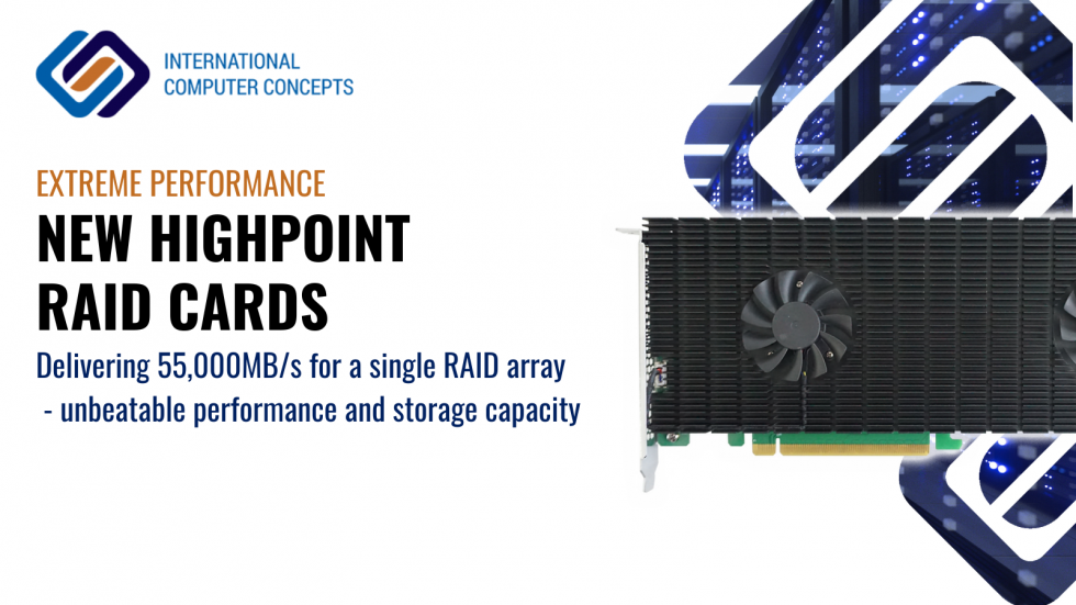 New HighPoint RAID card provides 55,000MB/s for a single RAID array
