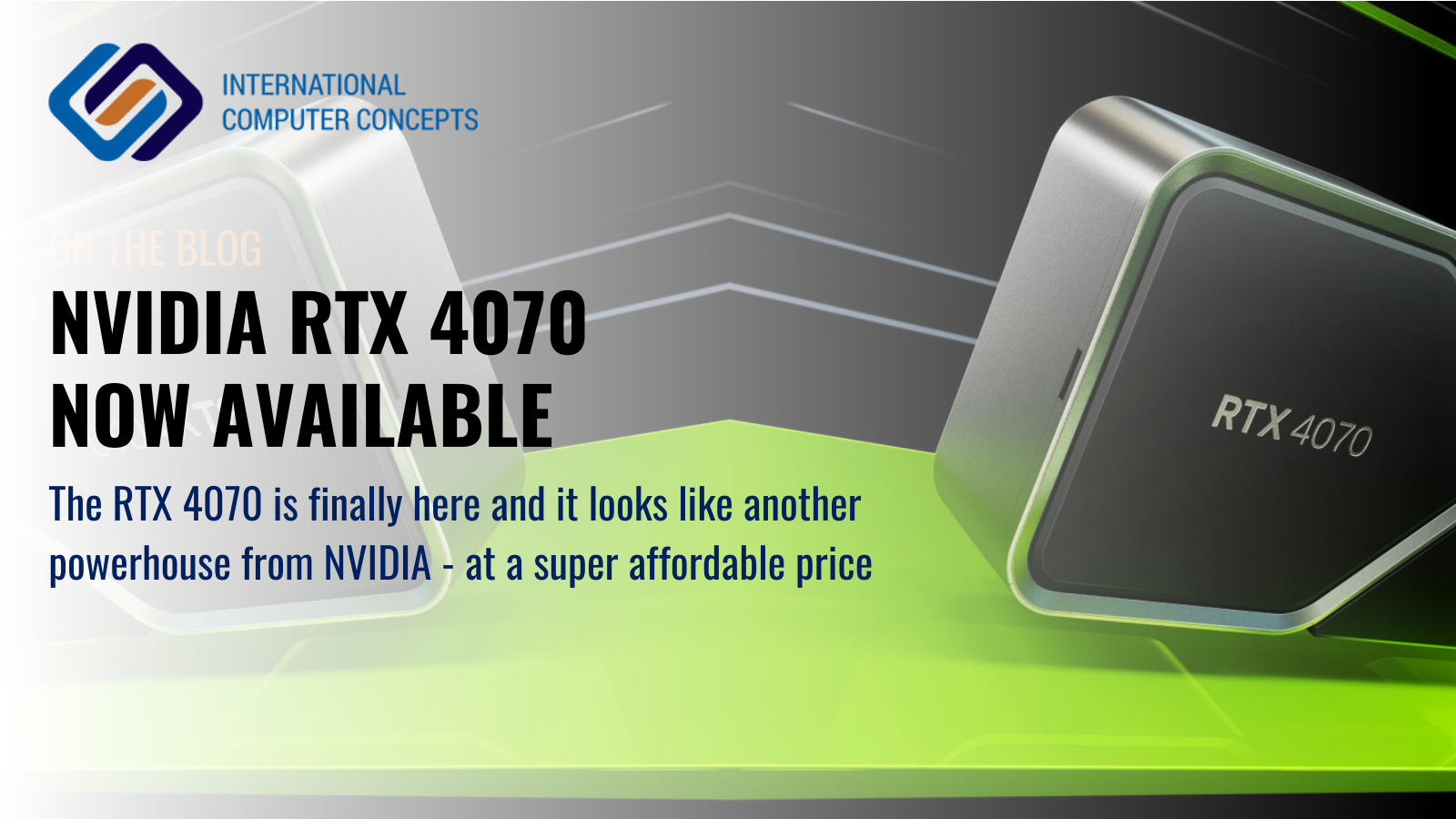 NVIDIA announces a $599 RTX 4070, Available from April 13th
