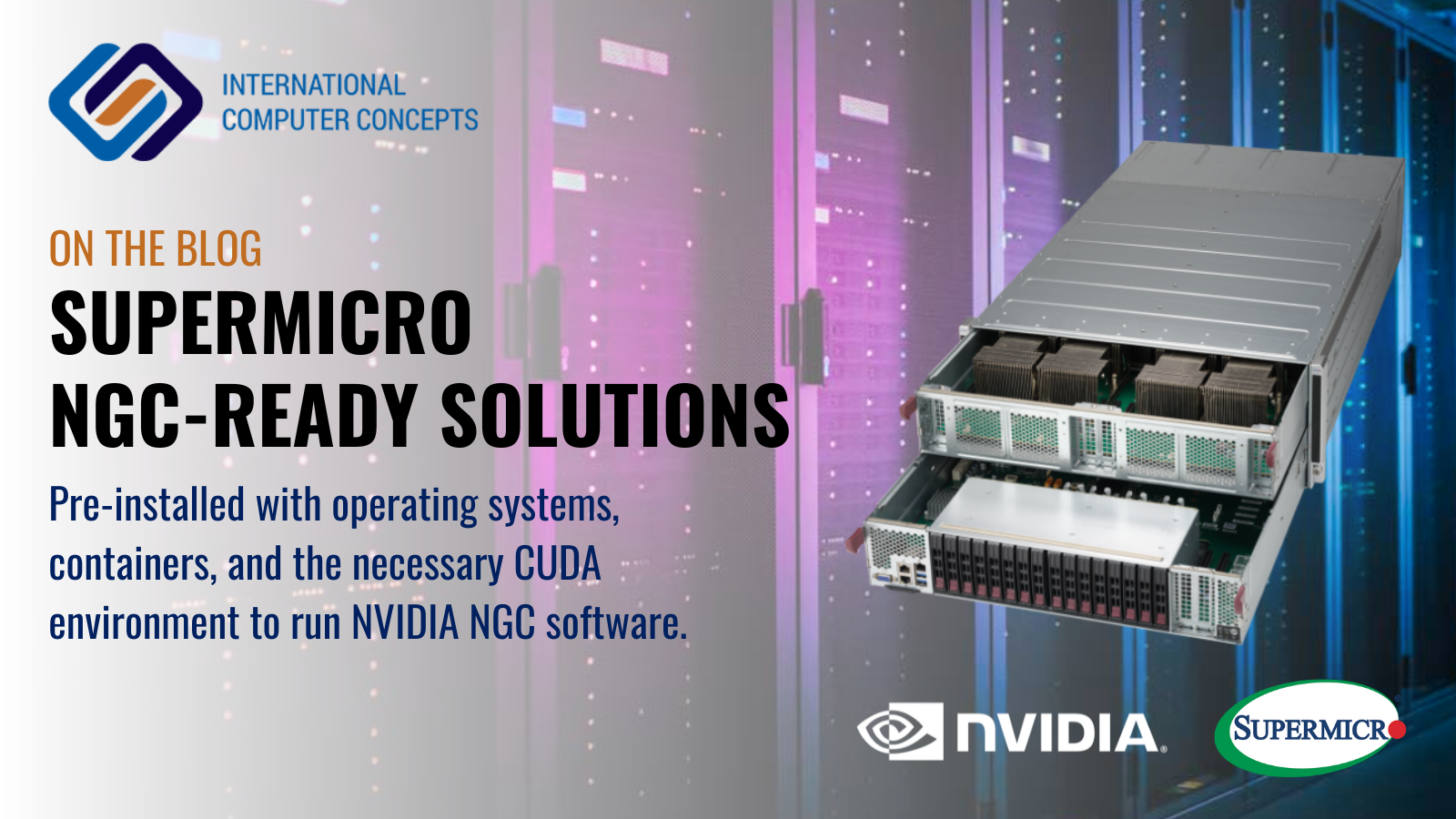SuperMicro NGC Ready Servers