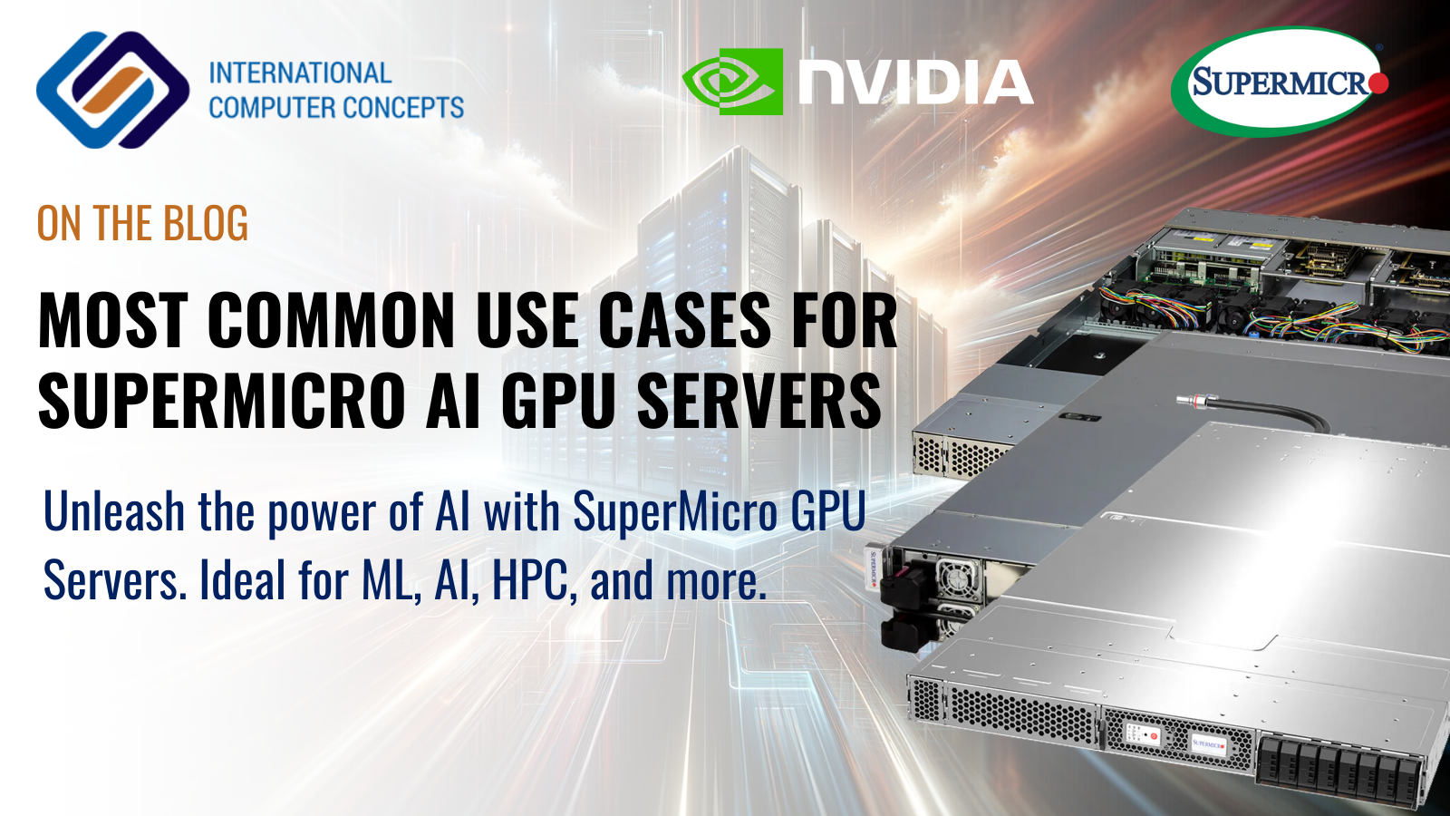 Most common use cases for SuperMicro AI GPU Servers